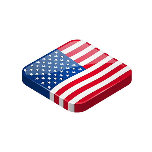 Drapeau des États-Unis au départ d'un projet d'import automobile