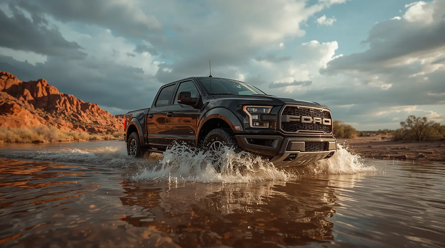 Ford F-150 Raptor en configuration américaine avant homologation en France
