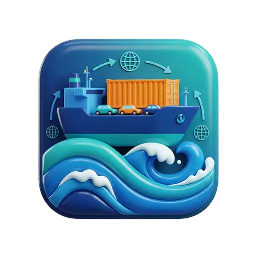 Étape 2 organisation du transport maritime depuis les États-Unis