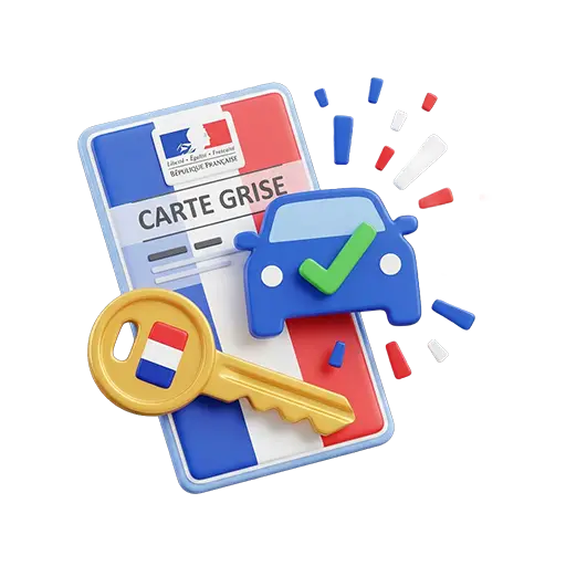 Étape 8 préparation de l'immatriculation française